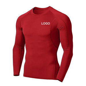 2025 Premium Quality Custom Mens Rash Guard Long Sleeve <b>Compression</b> Sports Top Quick Dry Gym MMA Wear - Product Image 6