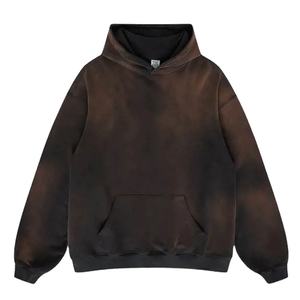 เสื้อฮู้ดสำหรับผู้ชายเสื้อสวมหัวมีฮู้ดสำหรับล้างหินเป็นกรดของผู้ชายเสื้อกีฬาแบบกำหนดโลโก้ได้ตามต้องการของ2023 - Product Image 1