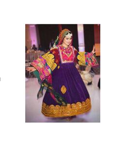 Vestidos Kuchi afganos Vestido kuchi vintage étnico tribal, vestidos de colores vibrantes tradicionales de fiesta Kuchi afgano/Pakistán - Product Image 3