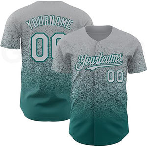 Maillot d'entraînement haute visibilité City Baseball Jersey à manches courtes Casual Fit Performance Gants à manches longues Respirant Haut - Product Image 2