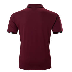 เสื้อโปโลสำหรับผู้ชายเสื้อโปโลทำจากโพลีเอสเตอร์ดีไซน์ตามสั่ง - Product Image 2