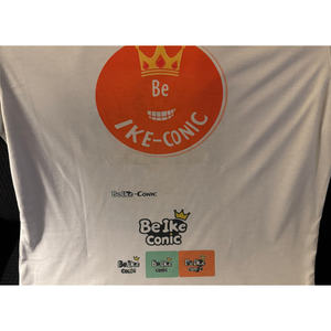 Camiseta Ike-Conic Iconic Eye para Hombre, Color Gris Claro, Manga Corta, 100% Poliéster, Transpirable, con Logotipo Gráfico, Corte Holgado - Product Image 4