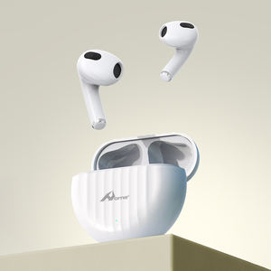 Home Digitalome EP-056 White Wireless In-Ear Earbuds <b>Microphone</b> Waterproof <b>Gaming</b> Headphones for Mobile Phone Computer Travel - Product Image 1
