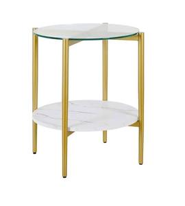 Mesa de Centro de Alta Calidad con Estructura de Hierro y Tapa de Vidrio, Diseño Tradicional, Almacenamiento, Ecológica, Personalizable para Sala de Estar - Product Image 4