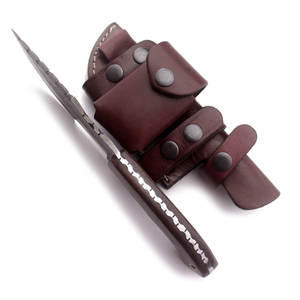 Cuchillo de Supervivencia de Acero de Damasco de Alta Calidad, Cuchillo de Supervivencia para Campamento al Aire Libre, Cuchillo de Supervivencia de Espiga Completa - Product Image 5