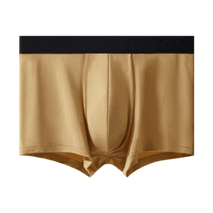 Slips et boxers taille haute pour hommes personnalisés en usine motif d'impression de couleur unie en coton sans couture respirant taille haute - Product Image 4