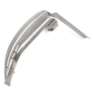 Hojas desechables de laringoscopia de fibra óptica de un solo uso de acero inoxidable compatibles con asas estándar intubación segura de las vías respiratorias - Product Image 4