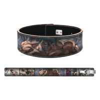 Ceinture de musculation en cuir personnalisée Anime Levier d'entraînement de compression Accessoires de gymnastique Ceinture de musculation d'entraînement