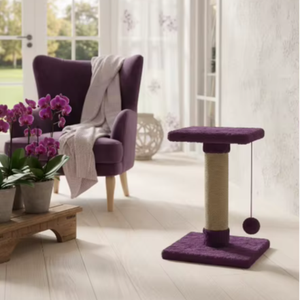 ที่ขูดขนลูกพลัมคุณภาพสูงสำหรับแมวทุกสายพันธุ์และทุกขนาด - Product Image 2