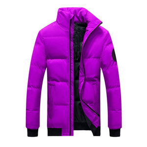 Chaqueta acolchada de moda OEM para hombre al por mayor, chaqueta de invierno transpirable de secado rápido, chaqueta de hombre con logotipo relleno de algodón - Product Image 5