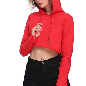 Sudaderas con capucha de manga larga de lana de algodón de alta calidad para mujer, sudaderas con capucha transpirables y de secado rápido para mujer - Product Image 1