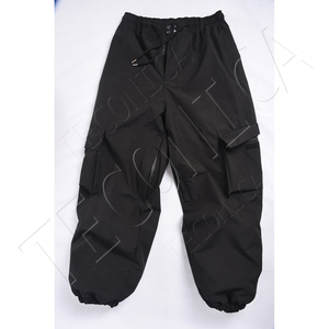 Pantalones de snowboard de esquí con logotipo reflectante personalizado de alta calidad, pantalones holgados impermeables a prueba de viento con cremallera de talla grande para hombres y mujeres - Product Image 1