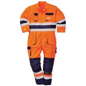 Hi Vis Nylon Overall Waterproof Insulated Coveralls Unisex Safety Coveralls Welding <b>Fire</b> Retardant Work Wear Construction Suit - Product Image 1