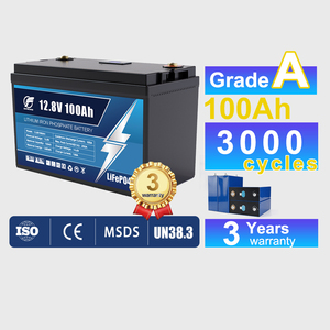 12v 100ah Lifepo4 배터리 12.8v 200ah 300ah Lifepo4 배터리 1280wh 솔라 리튬 이온 배터리 - Product Image 3