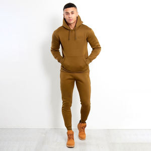 Conjunto Deportivo de Invierno 2026 OEM, Nuevo Diseño, 100% Algodón Felpa, Color Personalizado, Corte Regular, Grueso, Ropa Deportiva Urbana para Hombre - Product Image 1