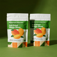 Op maat gedrukte, food grade, staande pouches van BOPP, VMPET en PE-laminaat voor gedroogd fruit met ziplock sluiting