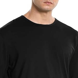 T-shirt à manches longues pour homme respirant à bas prix, logo personnalisé imprimé, t-shirt à manches longues pour homme de qualité bon marché - Product Image 5