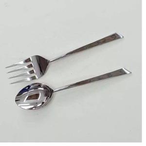 Handmade Durable Stainless Steel Cutlery Flatware Set Unique Thin Handle Design Hotel Wedding <b>Table</b> <b>Top</b> Food Serving Wholesale - Product Image 5