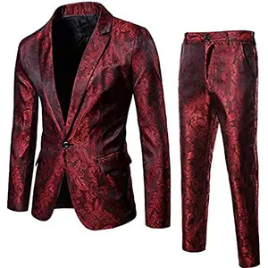 Conjunto de dos piezas para hombre, chaqueta de corte ajustado, traje Formal con solapa de pico, abrigo de alta calidad, pantalón, 2023, 3 uds.