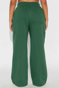 Plus Size Breathable Regular Fit High Waist Windproof Eco-Friendly Fleece Sport Pants with Pockets Wide Leg <b>Trousers</b> <b>Women</b> - Product Image 3