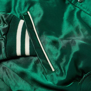 Professionnel personnalisé Original confortable toile Satin Varsity Letterman vestes Stand hiver longs vêtements bonne qualité Portable - Product Image 5