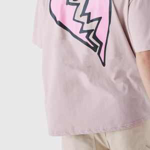 Impresora de secado rápido Impresión personalizada 100% algodón Camiseta impresa personalizada de peso pesado de gran tamaño para hombres - Product Image 2