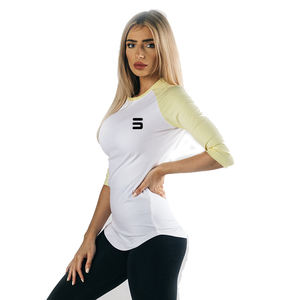 Camiseta de calidad duradera de tasa ajustable para mujer El mejor material con servicio OEM Ecológico directo de fábrica - Product Image 3