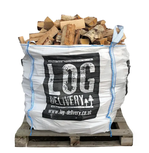 Bois de chauffage fendu séché au four de qualité supérieure, bois de chauffage séché au four dans des sacs Bois de chauffage en chêne 18-26 bûches 25 cm de large 53 cm de hauteur 38 cm - Product Image 3