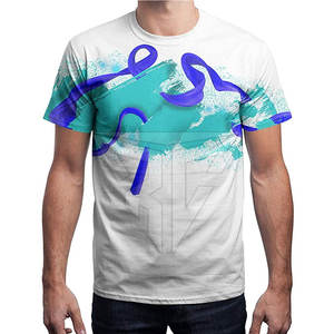 2024 camisetas DTF para hombres, tela transpirable de algodón de alta calidad, cuello redondo de secado rápido, estampado personalizado, patrón sólido, venta al por mayor - Product Image 3