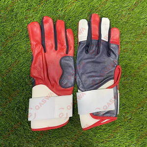 Tailles personnalisées et design Gants de frappe de baseball en cuir de vachette extensible pour unisexe - Product Image 1