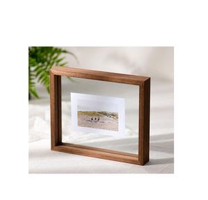 Cadre photo en bois naturel améliorant l'ambiance chaleureuse des espaces de vie, chambre à coucher, bureau, table, étagère, affichage - Product Image 3