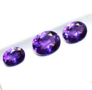 Améthyste violette facettée ovale VVS, pierre précieuse naturelle, propre à l'œil, toutes tailles calibrées, améthyste naturelle pour la fabrication de bijoux - Product Image 5