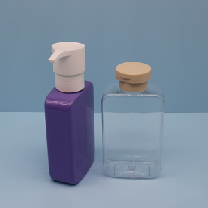 ขวดพลาสติก PET สี่เหลี่ยมขนาด200มล. ขวดปั๊มน้ำยาทำความสะอาดมือขวดโลชั่นทำความสะอาดครีมหน้าพร้อมฝาสีขาวโรงงานในเวียดนาม - Product Image 4