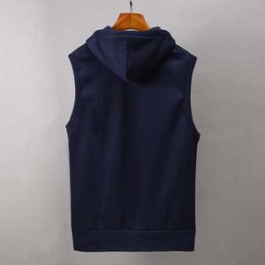 <b>Men's</b> Zipper <b>Sleeveless</b> <b>Hoodie</b> Sportswear <b>Men's</b> Clothing Plus Size Bodybuilding Muscle Fit Hoodies <b>Men</b> <b>Sleeveless</b> Shirts Summer - Product Image 4