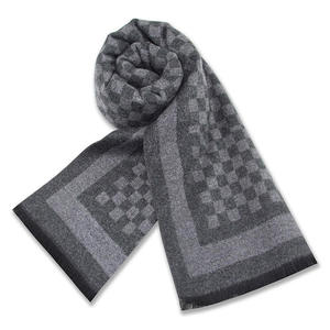 stylish sustainable <b>scarves</b> customized design 100 percent <b>knitted</b> fans <b>scarf</b> double sided football scarfs oem services - Product Image 5