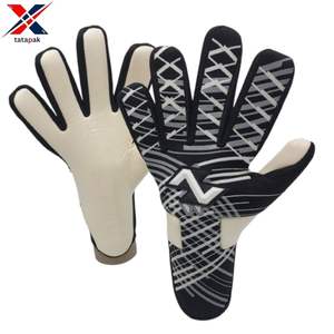 Gants de football professionnels unisexes pour adultes, en cuir, respirants, de haute qualité, logo personnalisé, vente en gros - Product Image 3