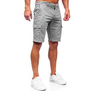 Pantalones cortos cargo clásicos de verano para hombre, pantalones cortos casuales con decoración de bolsillo - Product Image 3