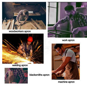 Leather Made <b>Work</b> Wear Safety <b>Aprons</b> Comfortable Lightweight Breathable Cheap Price Safety <b>Aprons</b> Made In Pakistan - Product Image 6