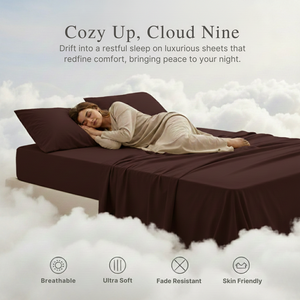 Luxury Solid Color Bed Sheet <b>Set</b> | Soft Microfiber Bedding with Pillowcases | Hotel Quality Double Bed Linen | Wholesale Supply - Product Image 4