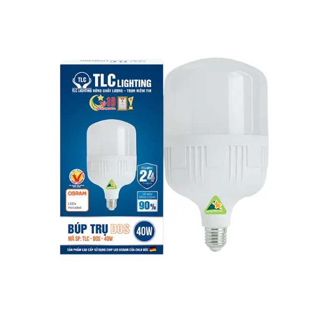 Prezzo a buon mercato lampadina a LED cilindrica lampada DOS moderna minimalista faretti in alluminio IP22 Made in Vietnam produttore