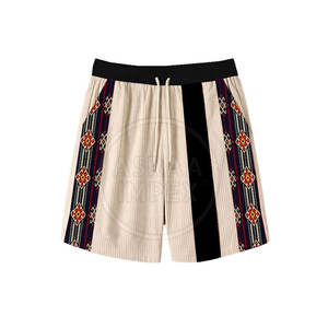 Pantalones Cortos de Baño para Hombre Más Vendidos, 100% Algodón, Color Sólido, Servicio OEM Personalizado - Product Image 1