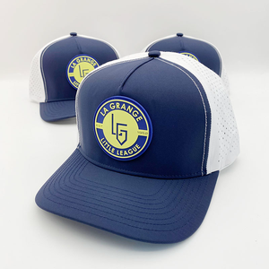 Richardson 112 gorras de camionero goma personalizada PVC Logo 5 paneles personalizado impermeable corte láser agujero perforado Golf sombreros gorra de béisbol - Product Image 5