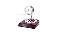 Reloj de Madera con Forma de Engranaje 3D de Alta Calidad y Gran Demanda, Marca Regal Incorporation, 111x135x115mm, Modelo BTC-488, Decoración para el Hogar, Estilo Indio