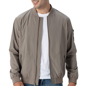2025 nouveauté personnalisé hommes Bomber vestes haute qualité toile décontracté collège porter avec col montant conception - Product Image 5
