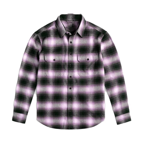 Camisa de Franela para Hombre, a Cuadros, 100% Algodón, Manga Larga, Casual, Cómoda, de Alta Calidad, al por Mayor, OEM ODM - Product Image 4