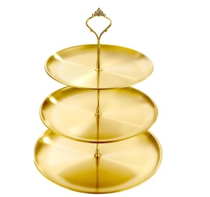Hot Vantage Premium Fancy Wood Cake Stand <b>Party</b> Cake Display Stand Cake <b>Prop</b> <b>for</b> Wedding Celebration Dessert Table Home Decor - Product Image 2