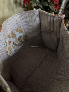 กระเป๋าผ้ากำมะหยี่ออกแบบได้สำหรับผู้หญิงกระเป๋าผ้าคอตตอนแบบมีที่จับสองอัน - Product Image 2