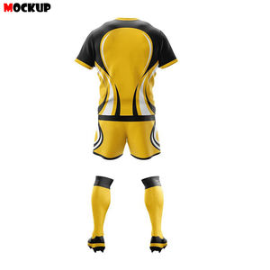 ชุดยูนิฟอร์มรักบี้แบบซับลิเมชั่นทีมสั่งทำพิเศษ ปี 2026 สำหรับผู้ชายและผู้หญิง ผ้าโพลีเอสเตอร์แห้งเร็ว ระบายอากาศได้ดี ชุดกีฬารักบี้ - Product Image 3