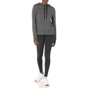 Sudadera Deportiva Gris Oscuro para Hombre, Hecha a Medida, Gruesa, de Forro Polar, para Invierno, con Estampado Digital, 100% Algodón Orgánico - Product Image 2