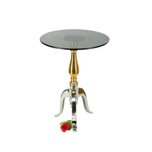 Mesita de noche moderna de calidad Superior, mesa auxiliar de Metal, mesa de centro para uso en decoración del hogar y la Oficina - Product Image 1